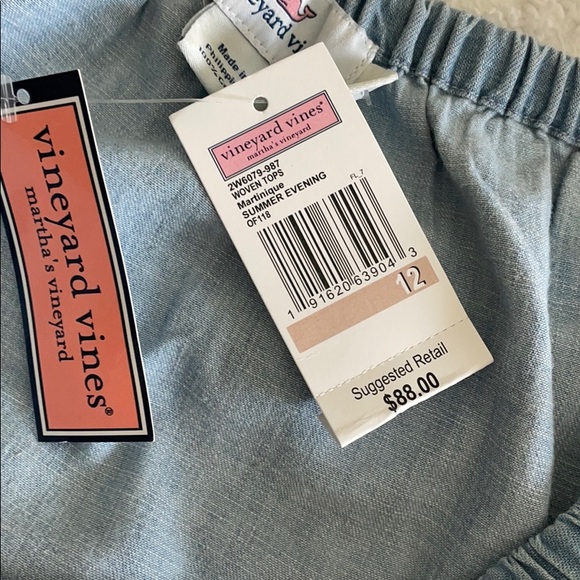 Vineyard Vines off shoulder Jean top - Picture 4 of 4